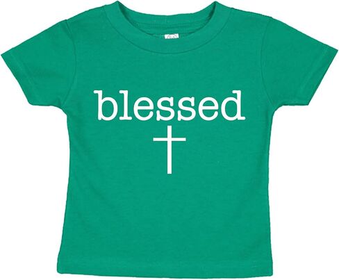 Blessed Cross Religious Baby Infant Toddler Tee Shirt in Saudi Arabia