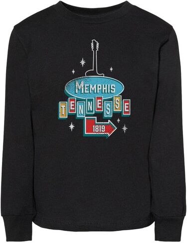 Vacation Memphis Tennessee Toddler Kids Long Sleeve T-Shirt in Saudi Arabia