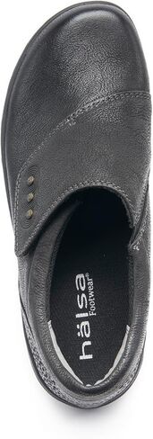 حذاء Hälsa Footwear النسائي Anna - حذاء مشي مريح من الجلد لتقويم العظام للنساء، نعل داخلي مبطن داعم مع مقاس قابل للتعديل، نعل خفيف الوزن غير قابل للانزلاق in Kuwait
