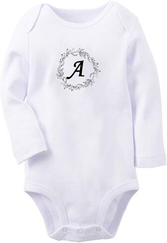 iDzn Twin Baby A & B Novelty Twins Rompers, Newborn Baby Bodysuits, Infant Jumpsuits Graphic Outfits, Long Sleeves Clothes in Saudi Arabia
