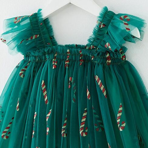 Kids Baby Girl Christmas Tutu Dress Star Sequin Sleeveless Tulle Dresses Strappy Princess Dresses for Christmas Party in Saudi Arabia