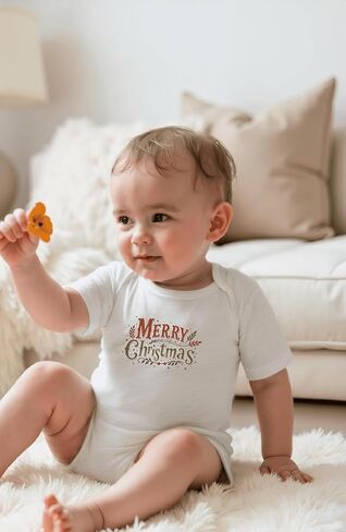 ملابس العطلة الأولى من الأمام والخلف لعيد الميلاد المجيد Shitter's Full Vacation Romper My First Christmas Movie Bodysuit Holiday Apparel in Kuwait