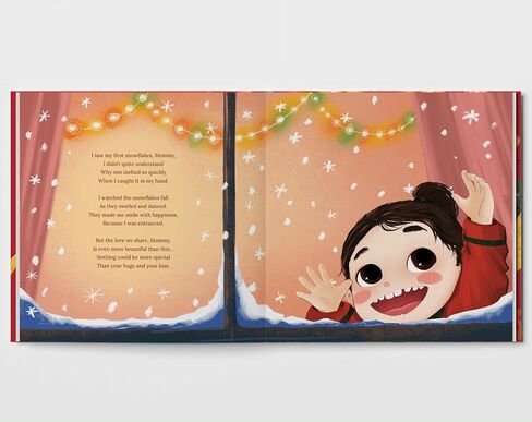 First Christmas as Mommy - Baby's First Christmas - New Mom Personalized Gift - Personalized Book Gift (for Mommy) in Saudi Arabia