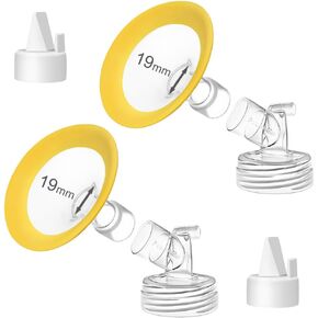 PumpMom-us 17mm Flanges Compatible with Spectra S2 S1 9 Plus Synergy Gold Pump Parts, Replacement 17 mm Breast Pumps Shield Accessories for Spectra Flange in Kuwait