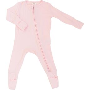بذلة Baby Footie من Stroller Society، بذلة طفلة، بذلة طفل رضيع، رومبير للأطفال، 0-3 أشهر، فيسكوز من الخيزران in Kuwait