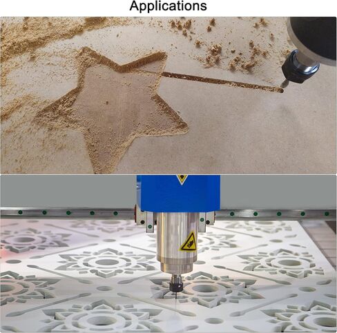 لقم توجيه حلزونية CNC 1/8 بوصة 3.175 مم ساق، 2 مم × 12 مم مطحنة نهاية كربيد صلبة 2 قاطعة طحن فلوت، للخشب الصلب من مادة PVC البلاستيكية MDF، قطعتان in Saudi Arabia