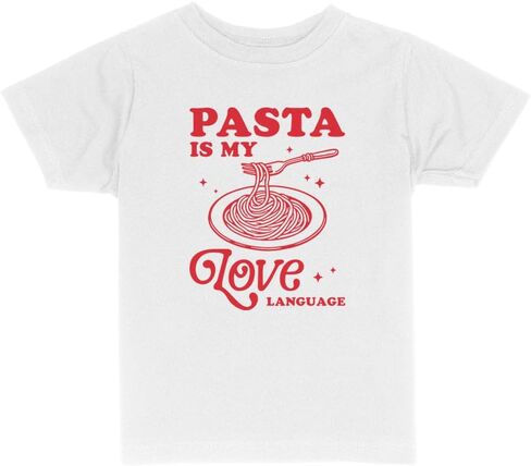 Pasta is My Love Language Toddler Kids T-Shirt in Saudi Arabia