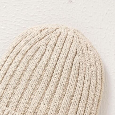Neiwech Cotton Baby Beanie Hat Infant Newborn Toddler Winter Knitted Warm Skull Caps for Boys Girls 0-24 Months in Saudi Arabia