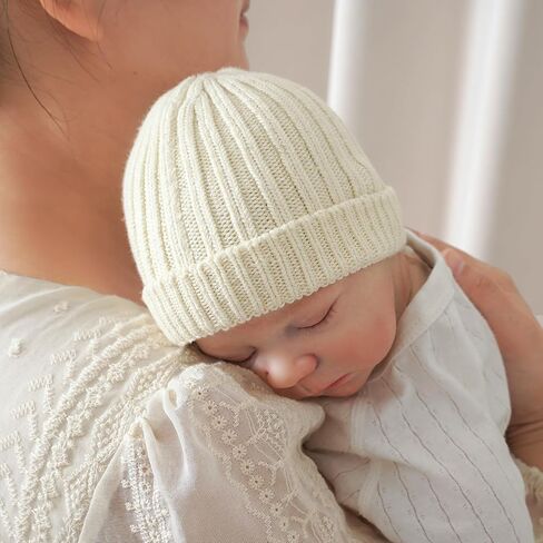 Neiwech Cotton Baby Beanie Hat Infant Newborn Toddler Winter Knitted Warm Skull Caps for Boys Girls 0-24 Months in Saudi Arabia