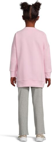 adidas baby-girls 2-piece Long Sleeve Crewneck Fleece Pullover & Ribbed Flare Pant Set in Saudi Arabia