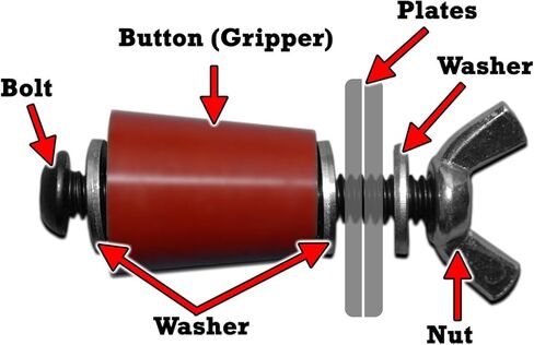 8 قطع من مقابض بديلة من السيليكون من Longworth بطول 2.54 سم in Kuwait