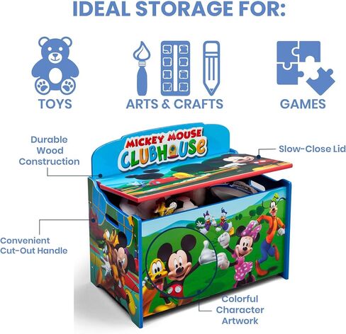 Delta Children – Bluey Deluxe Toy Box in Saudi Arabia
