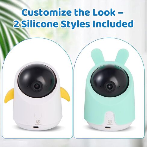 Baby Monitor with 1 or 2 HD Cameras – No WiFi Needed, AI Sleep Detection, Night Vision, Two-Way Talk, Temperature Alerts – Split Screen Option (2 Camera) in Saudi Arabia