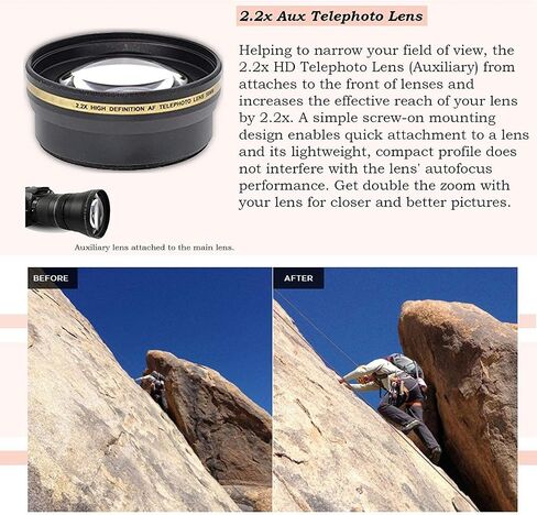 كاميرا Canon EOS Rebel SL2 DSLR مع Canon 18-55mm هي مجموعة عدسات STM + حقيبة Canon + ذاكرة 64 جيجابايت + فلاتر + وحدات ماكرو + Monopod + حامل ثلاثي القوائم مقاس 50 بوصة + حزمة DSLR احترافية (متجددة) in Saudi Arabia