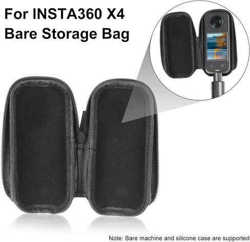 for Insta360 X4 / X5 PULUZ Camera Portable Case Box Storage Bag (Black) in Saudi Arabia