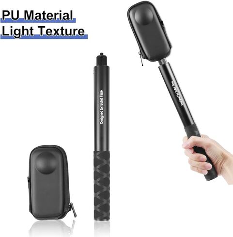 for Insta360 X4 / X5 PULUZ Camera Portable Case Box Storage Bag (Black) in Saudi Arabia