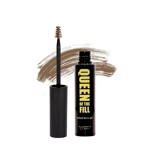 Elizabeth Mott Queen of the Fill Tinted Eyebrow Gel – Brow Filler, Volumizer & Setter – Defines, Shapes & Covers Gray Hairs – Water-Resistant, Long-Lasting – Cruelty-Free – Blonde Shade 4g in Kuwait