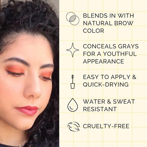 Elizabeth Mott Queen of the Fill Tinted Eyebrow Gel – Brow Filler, Volumizer & Setter – Defines, Shapes & Covers Gray Hairs – Water-Resistant, Long-Lasting – Cruelty-Free – Blonde Shade 4g in Kuwait