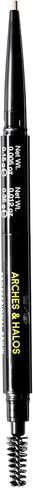 Arches and Halos 2 in 1 Defining Eyebrow Pencil and Powder - Brow Powder with Spoolie Brush - Shape and Fill for Natural Look - Mocha Blonde - .017 oz in Saudi Arabia