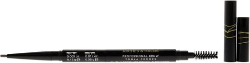 Arches and Halos 2 in 1 Defining Eyebrow Pencil and Powder - Brow Powder with Spoolie Brush - Shape and Fill for Natural Look - Mocha Blonde - .017 oz in Saudi Arabia