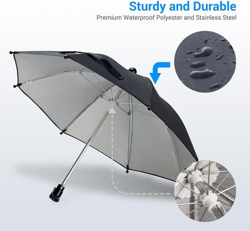 Kiorafoto 2in1RC Camera Tripod + Rain Umbrella: Replaces VCT-VPR1, Protects Sony Camera from Rain & Sun in Saudi Arabia