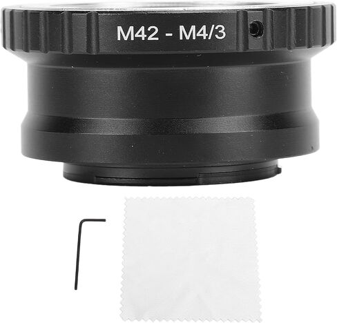 عدسة M42 إلى M4/3 A، عدسة C Con لتركيب 4/3، ألومنيوم y A مع أداة مفتاح الربط وh، متوافقة مع EP1 EP2 EP3 EPL1 EPL2 in Saudi Arabia