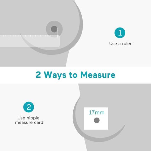 Paruu P16 شفة إدراج 17 مم، بديل أصلي فقط لمضخة الثدي القابلة للارتداء P16، 4 عبوات من الملحقات الأصلية in Kuwait