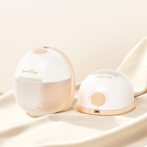 W2 Hands Free Heated Breast Pump, Electric Portable Wearable Breastfeeding Pump, Comfort 2 Modes & 9 Levels Hospital Grade Suction for More Milk, Leakproof, Ultra-Slim and Quiet, 24mm-2 Pack in Saudi Arabia