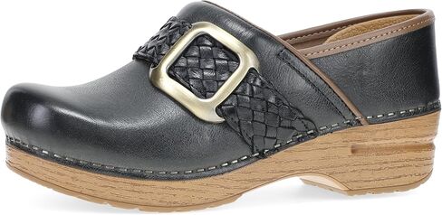 قباقيب Dansko Pro مضفرة للنساء - حذاء أنيق سهل الارتداء بتفاصيل مضفرة، راحة طوال اليوم، دعم للقوس وجزء علوي من الجلد - أحذية أنيقة وعملية للعمل أو عطلة نهاية الأسبوع in Saudi Arabia