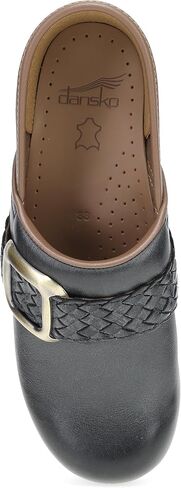 قباقيب Dansko Pro مضفرة للنساء - حذاء أنيق سهل الارتداء بتفاصيل مضفرة، راحة طوال اليوم، دعم للقوس وجزء علوي من الجلد - أحذية أنيقة وعملية للعمل أو عطلة نهاية الأسبوع in Saudi Arabia