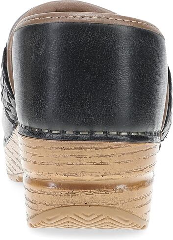 قباقيب Dansko Pro مضفرة للنساء - حذاء أنيق سهل الارتداء بتفاصيل مضفرة، راحة طوال اليوم، دعم للقوس وجزء علوي من الجلد - أحذية أنيقة وعملية للعمل أو عطلة نهاية الأسبوع in Saudi Arabia