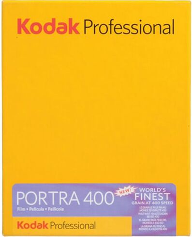 Kodak 880 6465 Portra 400 Professional ISO 400، 4 × 5 بوصات، 10 ورقات، فيلم سلبي اللون (أصفر) in Kuwait