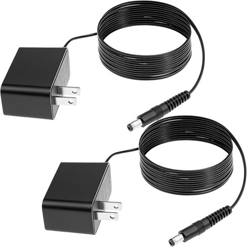 QWORK 2 Pack Camera AC/DC محول الطاقة، 12V 1A 100V-240V مزود الطاقة لكاميرات الأمان، محول AC إلى DC in Saudi Arabia