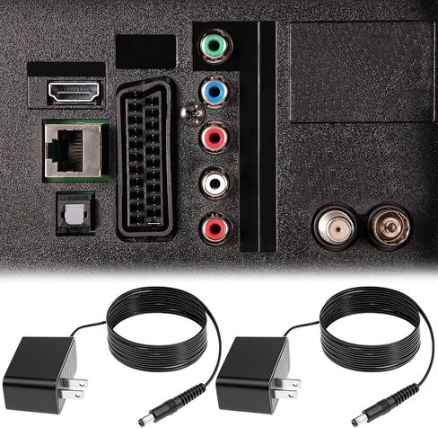 QWORK 2 Pack Camera AC/DC محول الطاقة، 12V 1A 100V-240V مزود الطاقة لكاميرات الأمان، محول AC إلى DC in Saudi Arabia