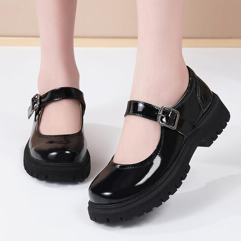 Mary Jane Shoes Women Platform Mary Janes for Women Ladies Chunky Maryjane Flats Non Slip Shoe Dress Casual Comfortable School Shoes in Saudi Arabia