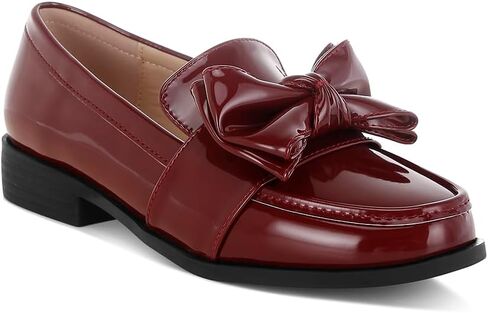 ARAMINTA Classic Chunky Bow Loafers in Saudi Arabia