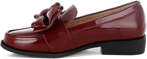 ARAMINTA Classic Chunky Bow Loafers in Saudi Arabia