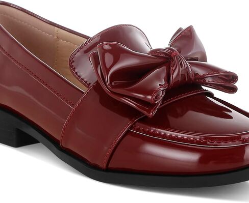 ARAMINTA Classic Chunky Bow Loafers in Saudi Arabia