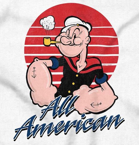 All American Popeye The Sailor Man Toddler Boy Girl T Shirt in Saudi Arabia
