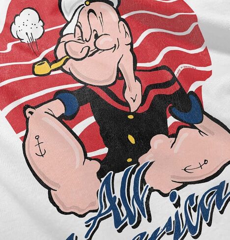 All American Popeye The Sailor Man Toddler Boy Girl T Shirt in Saudi Arabia