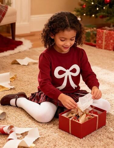 TUONROAD Girls Toddler Sweater Long Sleeve Crewneck Pullover Knit Winter Fall Clothes in Saudi Arabia
