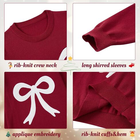 TUONROAD Girls Toddler Sweater Long Sleeve Crewneck Pullover Knit Winter Fall Clothes in Saudi Arabia