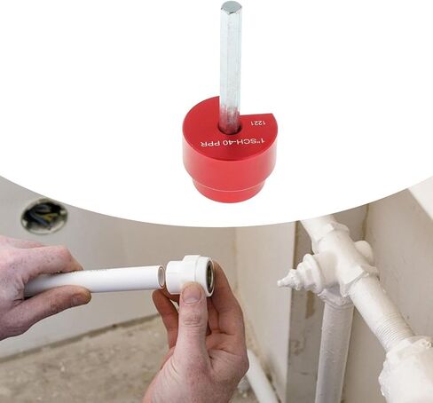 PVC Pipe Reamer Tool, Aluminum Alloy Pipe Fitting Reamer Plumbing Tool for Water Lines, 1inch in Kuwait