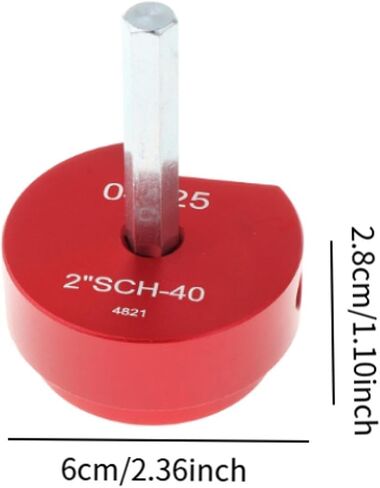 PVC Pipe Reamer Tool, Aluminum Alloy Pipe Fitting Reamer Plumbing Tool for Water Lines, 1inch in Kuwait