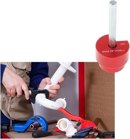 PVC Pipe Reamer Tool, Aluminum Alloy Pipe Fitting Reamer Plumbing Tool for Water Lines, 1inch in Kuwait