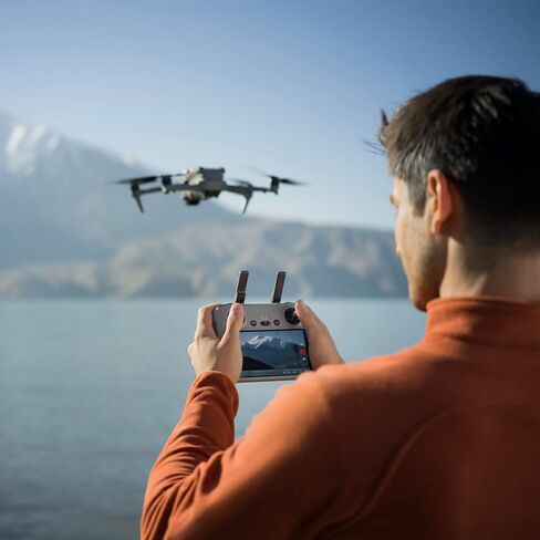 طائرة بدون طيار DJI Air 3S Fly More Combo (جهاز تحكم عن بعد بشاشة RC 2) مع كاميرا CMOS واسعة الزاوية ومتوسطة الحجم 1 بوصة، 4K/60 إطارًا في الثانية، مستشعر متعدد الاتجاهات، RTH الذكية و3 حزمة بطاريات مع ملحقات معدات ديكو in Kuwait