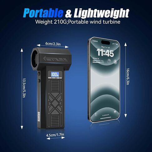 Compressed Air Duster-130000RPM Super Power Electric Air Duster, 4-Gear Adjustable Mini Blower with Type-C Fast Charging, Dust Blower for Computer, Keyboard, House, Outdoor and Car in Saudi Arabia