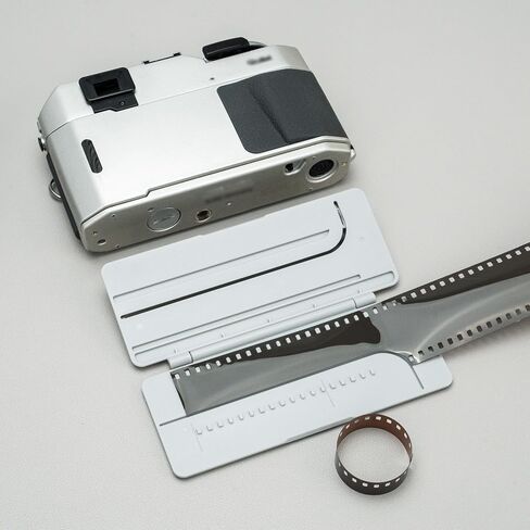 JJC 10cm/4cm Film Leader Cutter Trimmer for format 135 135, Film Leader Trimming Tool Front End Cutter Film Loading Tool for Leica 3A 3C IIIF IIIG M1 M2 M3 Fed-1 Fed-2 Fed-5b Screw Mount Camera & More in Saudi Arabia