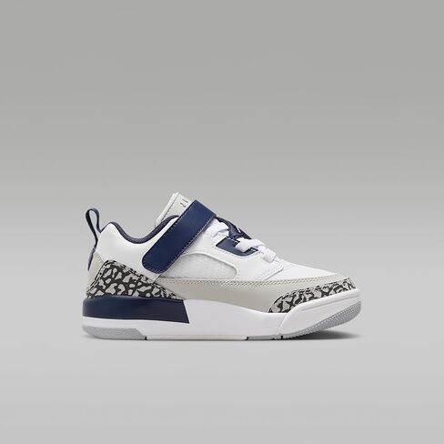 حذاء Jordan Spizike Low للأطفال الصغار (أبيض/رمادي محايد/فحمي/كحلي منتصف الليل) in Kuwait
