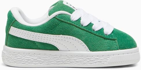 حذاء رياضي PUMA للأطفال الصغار من الجلد السويدي مقاس XL سهل الارتداء - أخضر in Kuwait